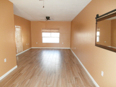 Living room and dining area